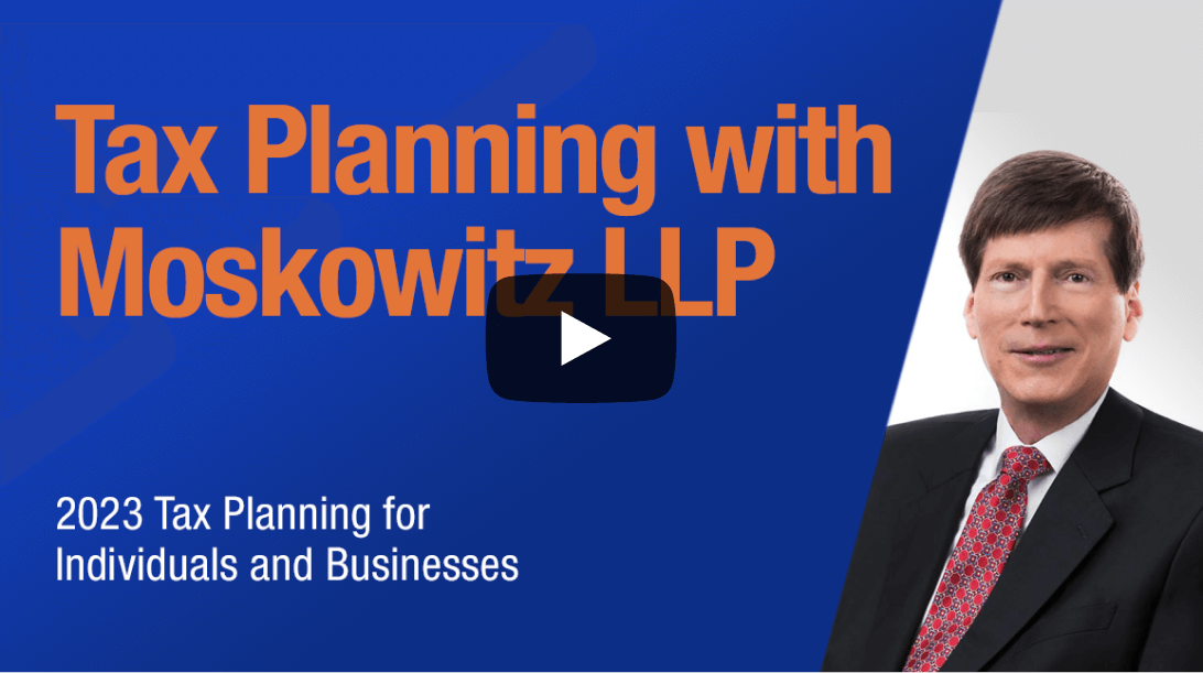 moskowitz tax planning video poster OPT