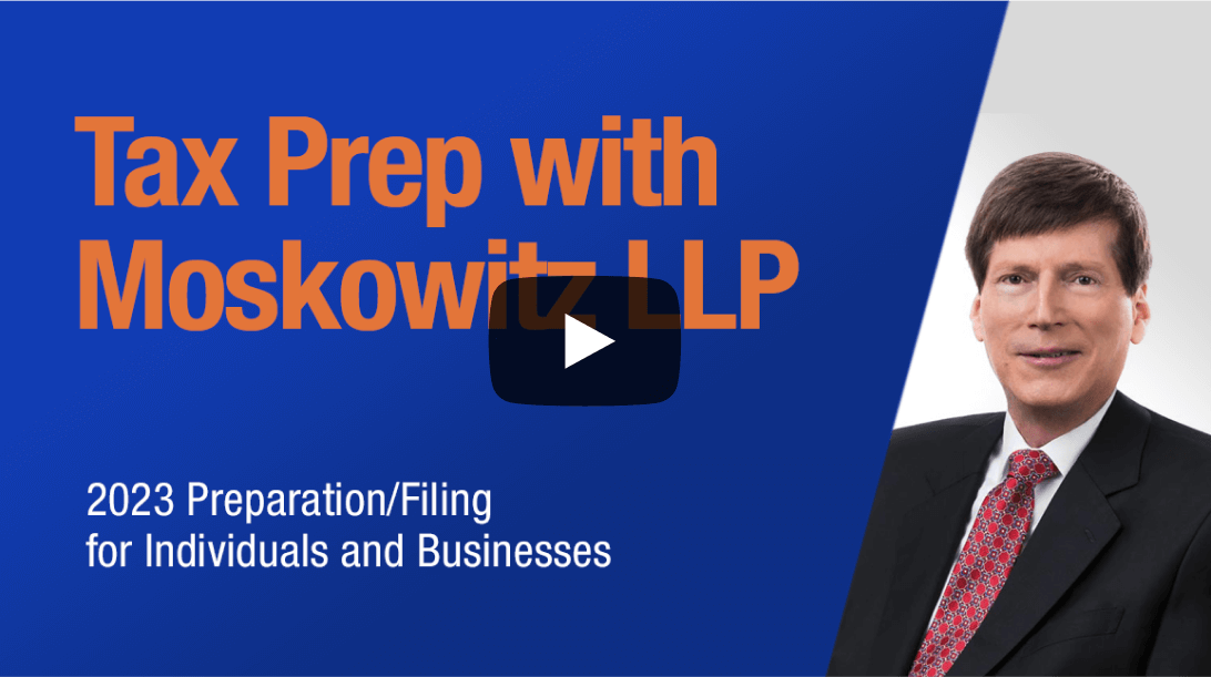 moskowitz tax prep poster